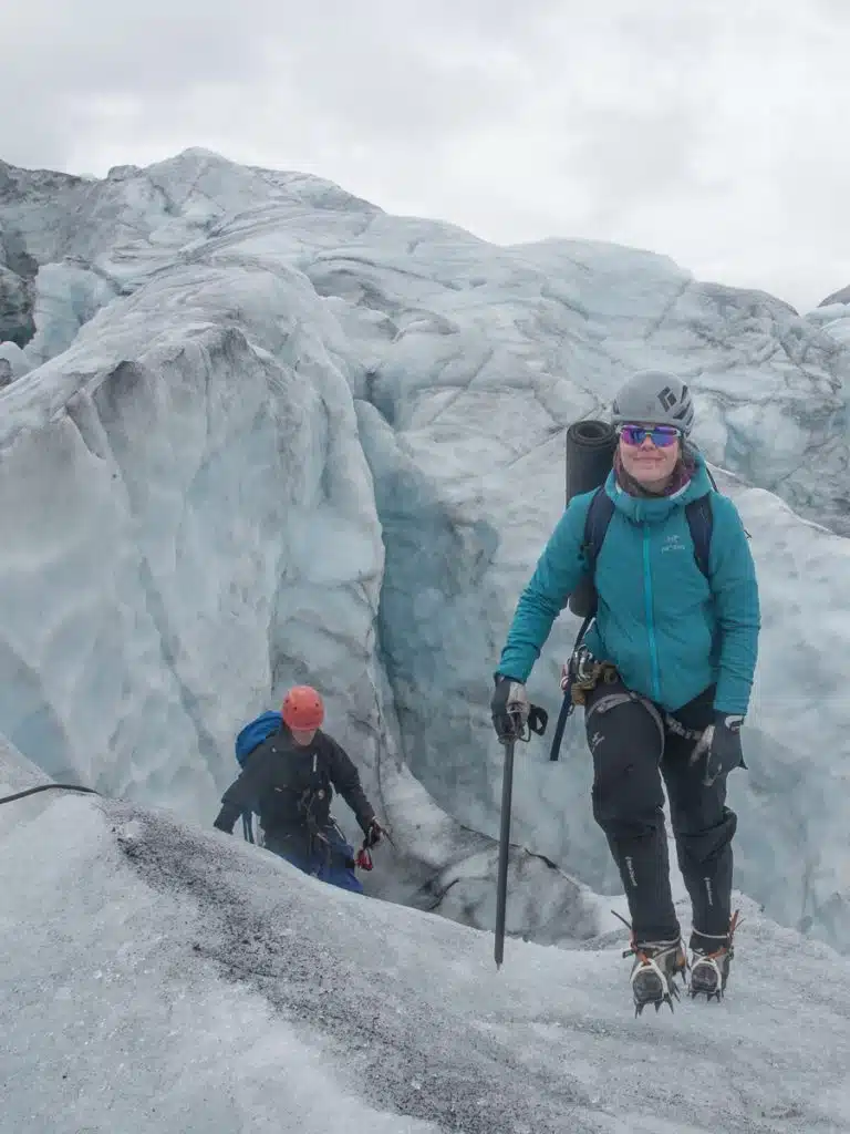 Brekurs på isbre i Jotunheimen