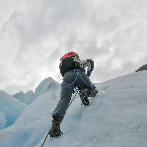 Innknyting og gangteknikk på Smørstabbreen